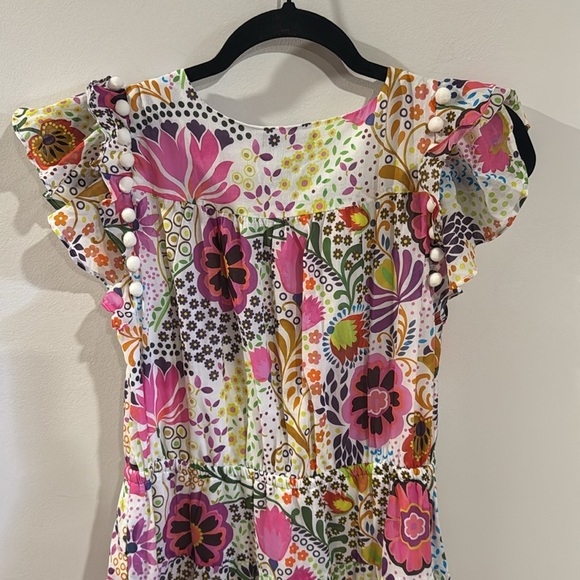 J. Crew Pom-pom dress in Ratti® retro floral Size 4 - Picture 7 of 9